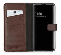 Selencia Selencia Étui portefeuille en cuir véritable pour Samsung Galaxy A51 Marron Marron