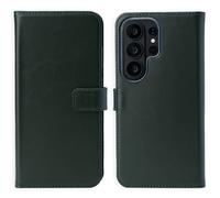 Selencia Selencia Étui portefeuille en cuir véritable pour Samsung Galaxy S26 Ultra Vert Vert