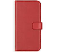 Selencia Selencia Étui portefeuille en cuir véritable Samsung Galaxy A40 Rouge Rouge