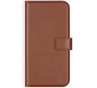 Coque pour Galaxy A50/A30s Brun clair Etui de téléphone portefeuille en cuir véritable