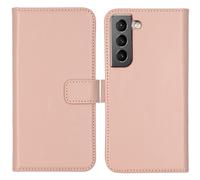 Selencia SH00047215 coque de protection pour téléphones portables 15,5 cm (6.1 ) Folio porte carte Rose Samsung Galaxy S22
