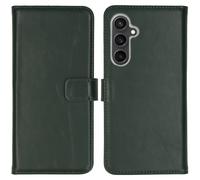 Selencia Étui portefeuille en cuir véritable pour Samsung Galaxy S23 FE - Vert