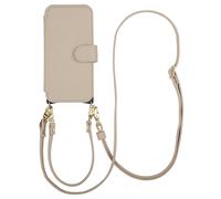 Selencia Étui Riva avec MagSafe et cordon de téléphone pour Apple iPhone 14 / 13 - Beige