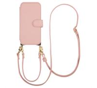 Selencia Selencia Étui Riva avec MagSafe et cordon de téléphone Samsung Galaxy S24 / S25 Old Pink Rose