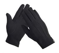 Selencia Gants Tactiles Effet Daim - Homme - Taille L - Noir