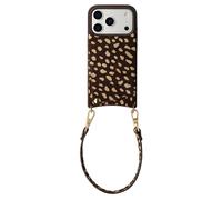 Selencia Selencia Nova coque arrière en cuir véritable avec porte-cartes pour iPhone 17 Pro Fawn Chic Multicolore