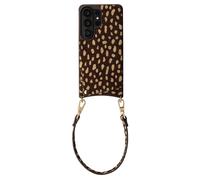 Selencia Selencia Nova coque arrière en cuir véritable avec porte-cartes Samsung Galaxy S26 Ultra Fawn Chic Multicolore