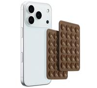 Selencia Pack de 2 Supports de téléphone à ventouse - Choco Brown