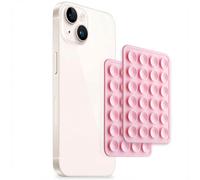 Selencia Pack de 2 Supports de téléphone à ventouse - Rose clair