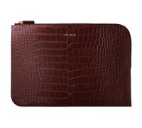 Selencia Selencia Pochette ordinateur Croco 14 pouces Burgundy Rouge foncé