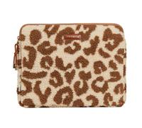 Selencia Selencia Pochette ordinateur Teddy 13-14 pouces Vanilla Leopard Beige