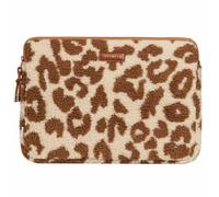 Selencia Selencia Pochette ordinateur Teddy 15-16 pouces Vanilla Leopard Beige