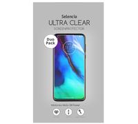 Selencia Selencia Protection d'écran Duo Pack Ultra Clear pour Motorola Moto G8 Power Transparent