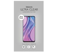 Selencia Selencia Protection d'écran Duo Pack Ultra Clear pour Xiaomi Redmi 9A Transparent