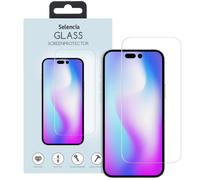 Selencia Selencia Protection d'écran en verre trempé pour iPhone 14 Pro Transparent
