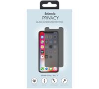 Selencia Selencia Protection d'écran en verre trempé Privacy iPhone 11 Pro / Xs / X Transparent