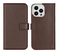 Selencia SH00050557 coque de protection pour téléphones portables 17 cm (6.7 ) Folio porte carte Marron Apple iPhone 14 Pro Max