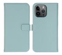 Selencia SH00064311 coque de protection pour téléphones portables 17 cm (6.69 ) Folio porte carte Bleu clair Apple iPhone 15 Pro Max