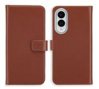 Selencia SH00085203 coque de protection pour téléphones portables 17 cm (6.7 ) Folio Marron Samsung Galaxy S25 Edge