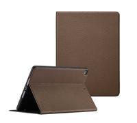 Selencia Coque tablette Riva pour Apple iPad 9 (2021) 10.2 pouces / iPad 8 (2020) 10.2 pouces / iPad 7 (2019) 10.2 pouces - Mocha Brown
