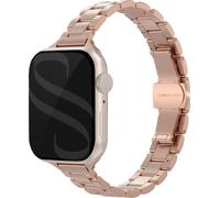 Selencia Slim Steel bracelet à maillons pour l'Apple Watch Series 1 à 9 / SE (38/40/41 mm) | Series 10 (42 mm) - Rose gold
