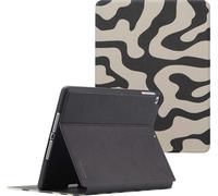 Selencia Tablethoes pour Apple iPad 6 (2018) 9.7 inch / iPad 5 (2017) 9.7 inch - Art Wave Black