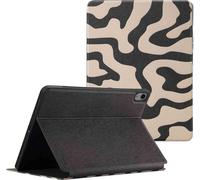 Selencia Tablethoes pour Apple iPad Air 11 inch (2025) M3 / (2024) M2 / Air 5 (2022) / Air 4 (2020) - Art Wave Black