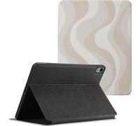 Selencia Tablethoes pour Apple iPad Air 11 pouces (2025) M3 / (2024) M2 / Air 5 (2022) / Air 4 (2020) - Desert Waves Beige