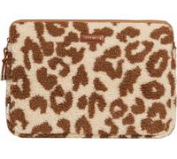 Selencia Teddy Housse pour ordinateur portable 15-16 pouces - Housse pour ordinateur portable - Vanilla Leopard