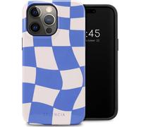Selencia Vivid Backcover pour iPhone 14 Pro Max - Bleu saphir groovy