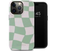 Selencia Vivid Backcover pour iPhone 14 Pro Max - Vert sauge groovy