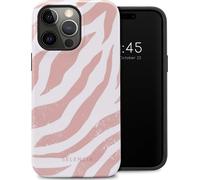 Selencia Vivid Backcover pour iPhone 14 Pro Max - Zèbre coloré vieux rose