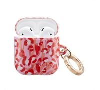 Selencia Vivid Case pour les Apple AirPods 1 / 2 - Rouge à lèvres Wild Spots