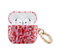Selencia Vivid Case pour les Apple AirPods 4 - Rouge à lèvres Wild Spots