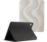 Selencia Vivid tablethoes pour l'Apple iPad 11 (2025) 11 pouces A16 / iPad 10 (2022) 10.9 pouces - Desert Waves Beige