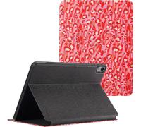 Selencia Vivid tablethoes pour l'Apple iPad Air 11 inch (2025) M3 / (2024) M2 / Air 5 (2022) / Air 4 (2020) - Rouge à lèvres Wild Spots
