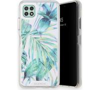 Selencia Zarya Fashion Coque arrière extra protectrice pour le Samsung Galaxy A22 (5G) - Jungle Leaves