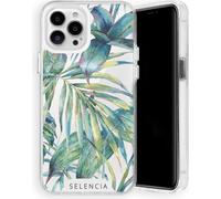 Selencia Zarya Fashion Extra Protective Backcover pour iPhone 13 Pro Max - Green Jungle Leaves