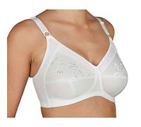 Selene, Soutien-Gorge pour Femme à Bande Haute, sans Armatures ni Rembourrage, avec Broderies élégantes, Collection Barbara, Terre, 105B