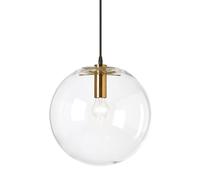 Selene - Suspension laiton black fabric cable