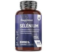 Selenium 200mcg, L Selenomethionine, 365 Micro-Comprimés Vegan, 1 Comprimé tous les 2 Jours, Selon l’EFSA, le Sélénium Contribue au Fonctionnement Normal de la Thyroïde, sans Stéarate de Magnésium