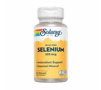 Sélénium Sans Levure 90 Gélules Végétales 200 Mcg Par Solaray