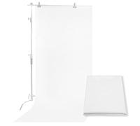 Selens 4 x 1,7 m Diffuseur de tissu nylon soie blanche Diffusion de lumière sans couture pour éclairage de photographie, boîte à lumière et tente lumineuse