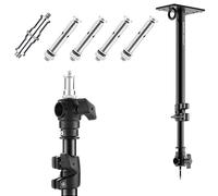 Selens Bras de flèche murale pour photographie - 35-55 cm - Longueur réglable avec filetage 3/8" 1/4" - Adaptateur universel pour lampes vidéo, parapluies, réflecteurs