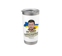 Selenskyj Slava Ukraine gloire de l'Ukraine Gobelet isotherme en acier inoxydable double paroi