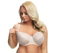 Selente My Secret Soutien-Gorge d'allaitement Grande Taille avec Ouverture Pratique pour l'allaitement. Bonnets B-J, Beige Non paddé, 95I