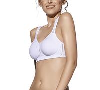 Selente MySecret - Soutien-Gorge de Sport pour Femmes de Grandes Tailles avec Un Soutien Fort et Un Filet de Lavage Exclusif, Blanc, Taille 105C