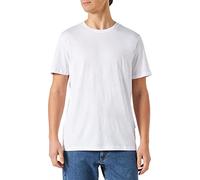 SELETED HOMME Men's SLHASPEN SS T-Shirt à col Rond W Noos Blanc Clair Taille M, Blanc éclatant., M