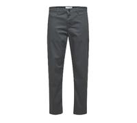 SELECTED Pantalon chino 'New Miles' gris basalte, Taille 36