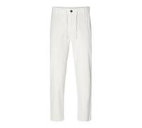SELETED Homme SLH172-SLIMTAPE Brody Linen Pant Noos, Cloud Dancer, M